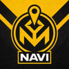 NAVI战队Logo - 黄色与黑色的导航标志